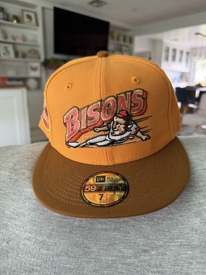 Buffalo Bisons New Era Fitted MILB Mango Bourbon Side Patch 7 1/2 Topperz
