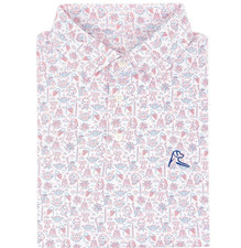 Rhoback American Icon Men's Short Sleeve Performance Polo Shirt