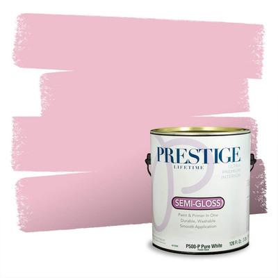 Prestige Paints P500-P-1007-4Avp Paint And Premiumr In One Prom Pink 1 Gallon