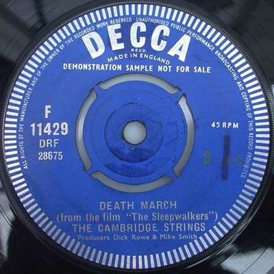 Cambridge Strings - Death March / The Niagra Theme (7'', Promo)