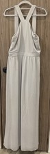 Lulus Womens Gray ZIP Long Formal/bridesmaid Dress Size XL ( Has Wear)