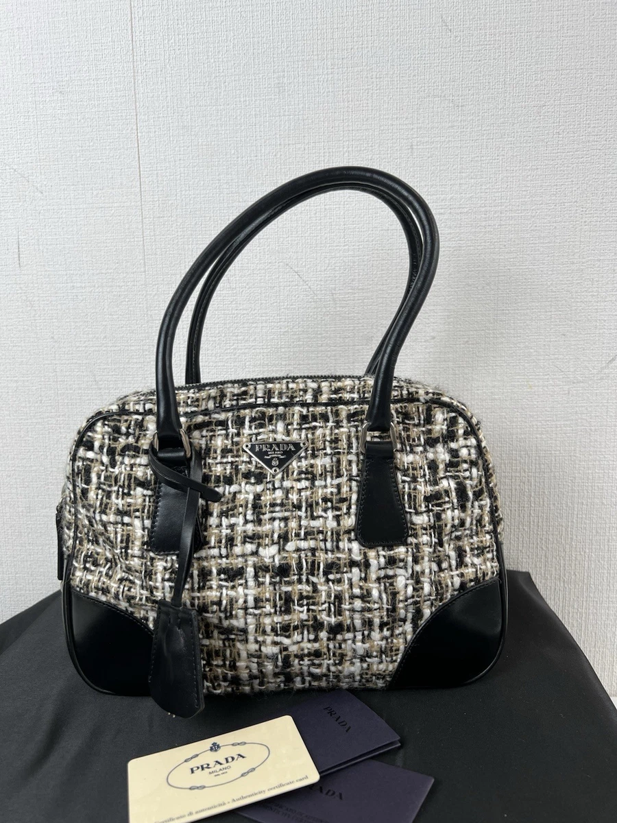 PRADA Women's Tweed Exterior Bags & Handbags for sale | eBay