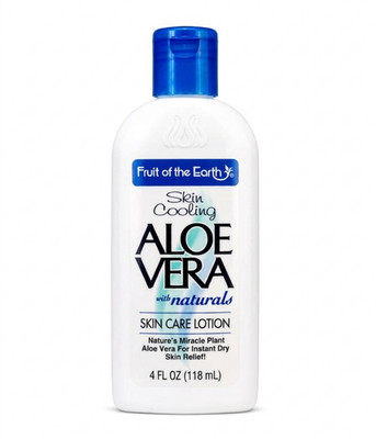 3 Pack Fruit Of The Earth Aloe Vera Skin Care Lotion, 4 fl oz