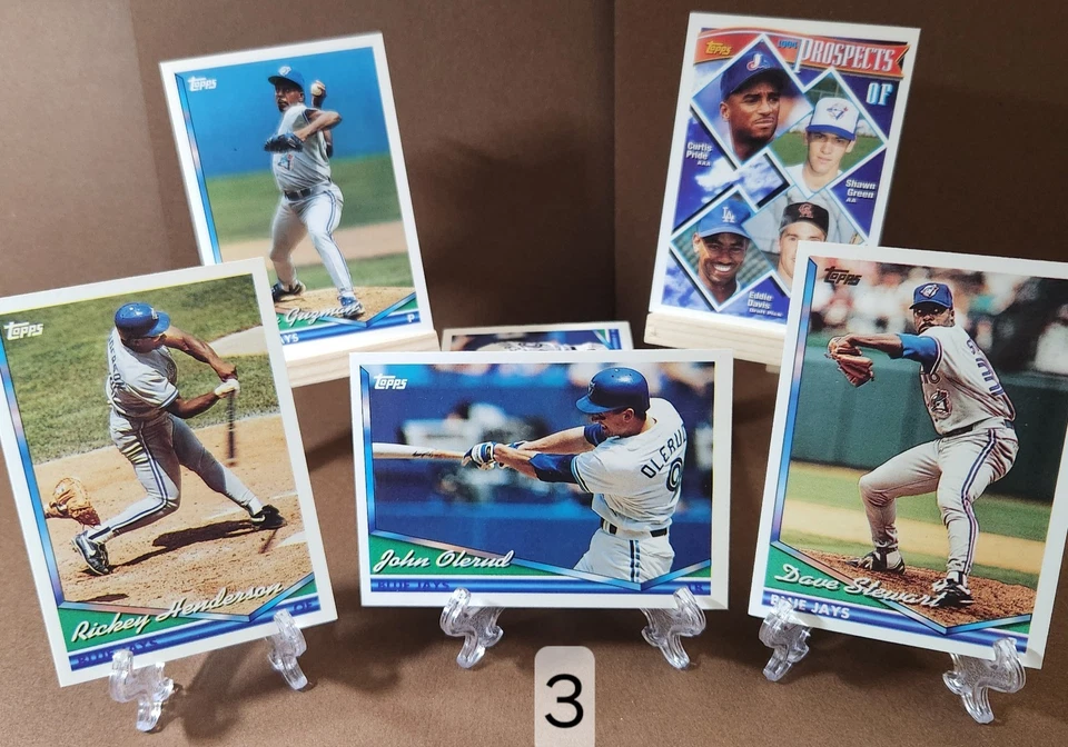 TORONTO BLUE JAYS, 3 diff TEAM SETS 1994 BI-LINGUAL (scarce), TOPPS, TOPPS GOLD - Image 3 of 4