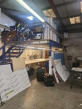 Mezzanine Floor. No handrails. Staircase included