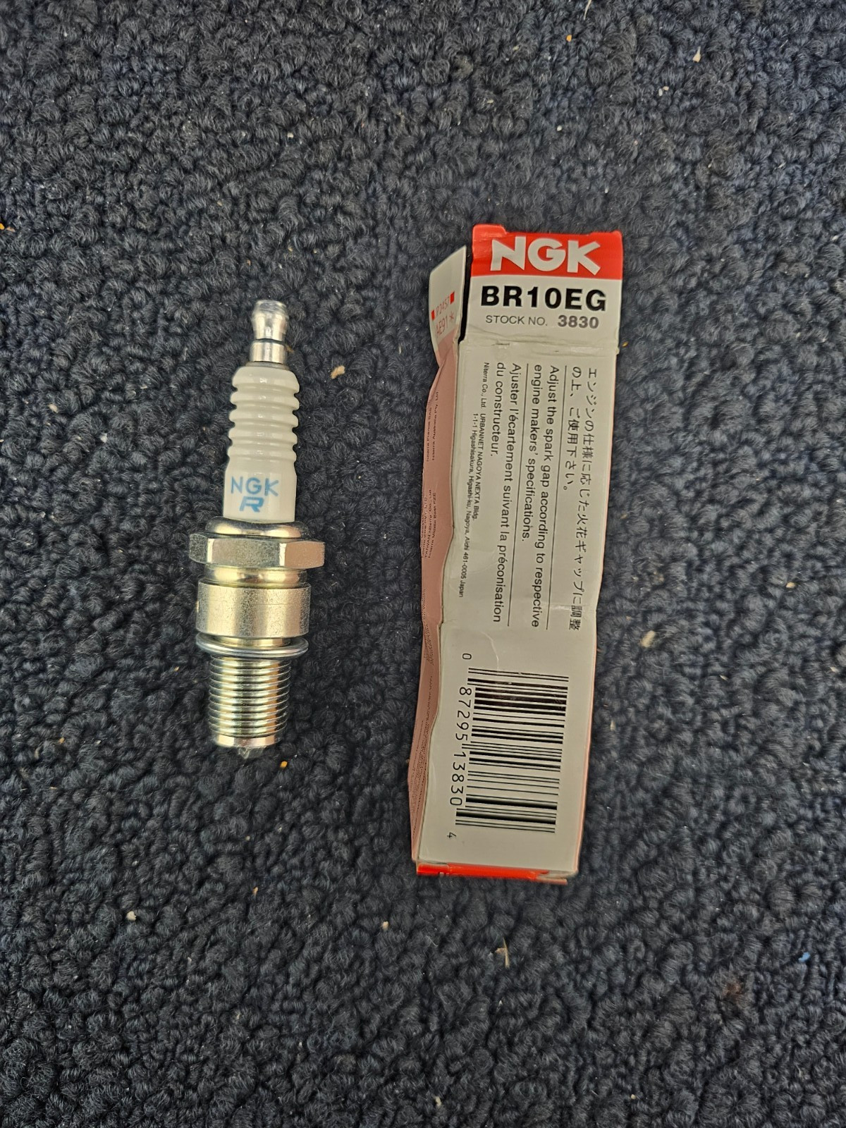 QTY 4 NGK Spark Plugs BR10EG 3830 For Honda Kawasaki Suzuki Yamaha 65-125