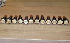 12 ANTIQUE PIPE ORGAN DRAWSTOP KNOBS (1892)