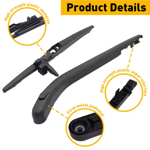 Rear Windowshield Glass Wiper Arm &Blade For 2003-2009 Toyota 4Runner 8524235020 - Picture 4 of 16