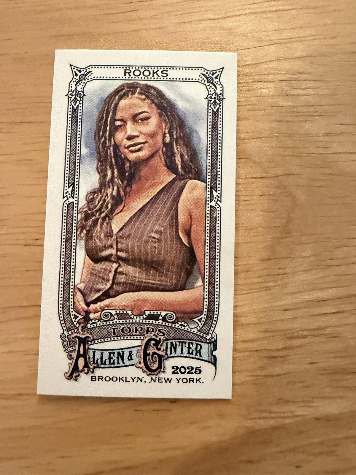 2025 Topps Allen & Ginter #268 Taylor Rooks Mini A & G Back