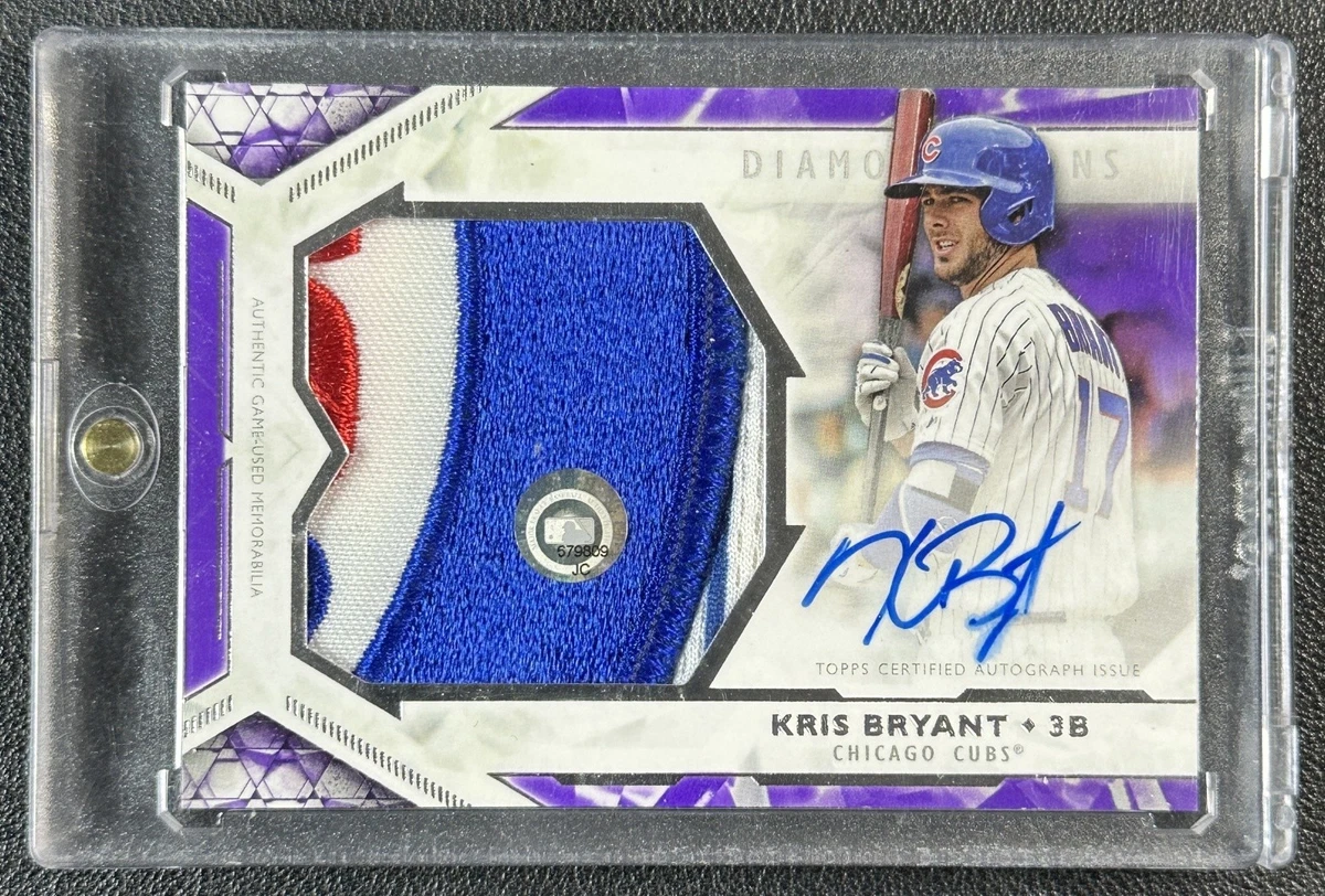 Kris Bryant Autographed Baseball Sports Trading Cards