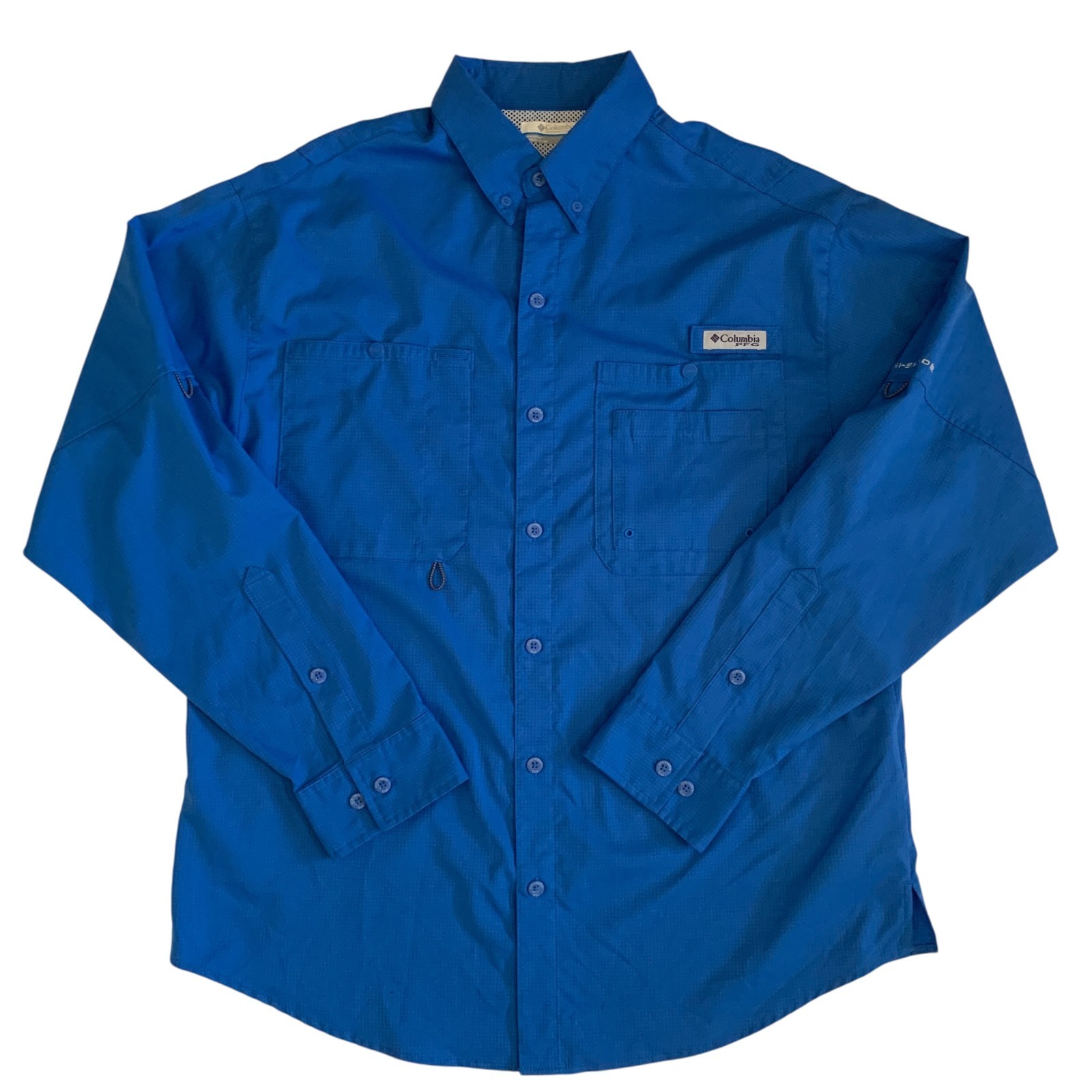 Columbia Tamiami II PFG Men's Size M Long Sleeve Button Down Vented Shirt