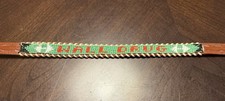 Vintage Wall Drug SD Beaded Leather Belt Size 20 Kid