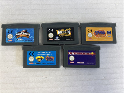 Crash 2 Spyro Rayman Power Rangers - Nintendo Gameboy Advance Videospiele DS GBA