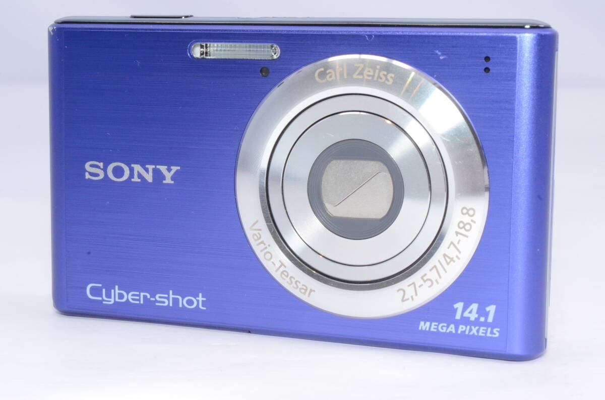 【美品】SONY Cyber-shot DSC-W550　ブルー　動作確認済 Sony Cyber Shot DSC-W550 Blue Digital Camera 14.1MP 4x Zoom HD