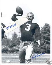 Tony Canadeo Green Bay Packers HOF Autographed Signed 8x10 Photo #3 COA DECEASED