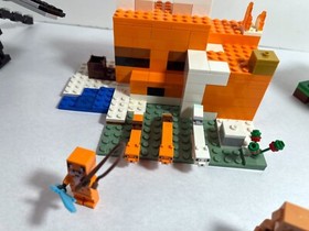 LEGO Minecraft LOT: Fox Lodge 21178 + Ender Dragon 21117 + Chicken Coop 21140