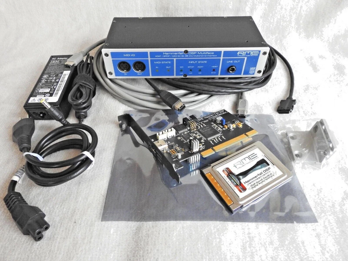【美品】RME Hammerfall DSP Multiface CardBus RME: Hammerfall DSP Cardbus Interface