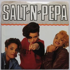 SALT N PEPA GET UP EVERYBODY / TWIST AND SHOUT 45 7" SINGLE & PICTURE SLEEVE EX