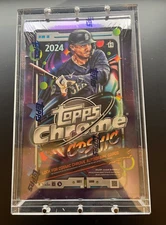 Acrylic Display Case Magnetic FITS 2024 Topps Chrome Cosmic Baseball Hobby Box