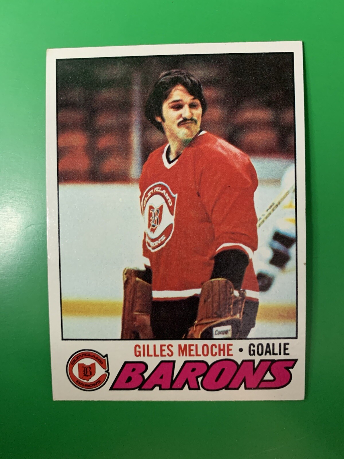 1977-78 Topps Gilles Meloche Cleveland Barons #109