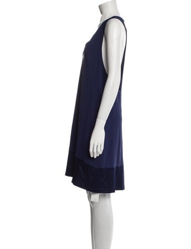 Alice + Olivia Daralee Paneled Racerback Trapez Dress Indigo Blue Size S/P - Bild 11 von 17