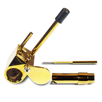 Brass Smoking Deluxe Easy Cleaning Alternative Carburetor Pipe Proto Pipe Stash - Foto 6