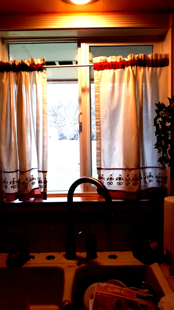 Retro Kitchen Cafe Curtains