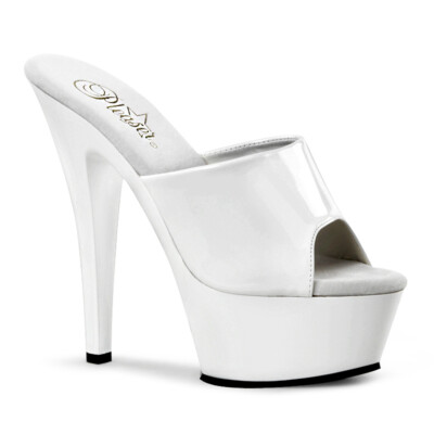 Pleaser High Heel Stiletto Peeptoe Plateau 6'' Sandalen Slipper Kiss 201