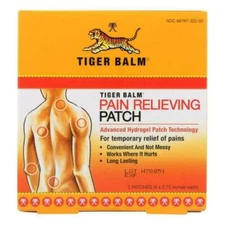 Tiger Balm Pain Patch SMALL 5 Ct Package 2 pack