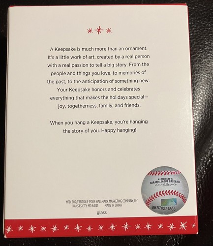 NIB Kansas City KC Royals Ornament ~Glass~Hallmark Keepsake 2016 All Packaging - Picture 2 of 11
