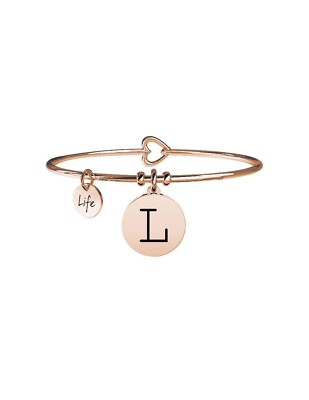 KIDULT Bracciale Bangle In Acciaio 316L Con Cristalli – Collezione Symbols, Ipoallergenico, Confezione Originale - 2
