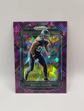 2022 Panini Prizm Prizms Purple Ice #286 Rashad Weaver /225