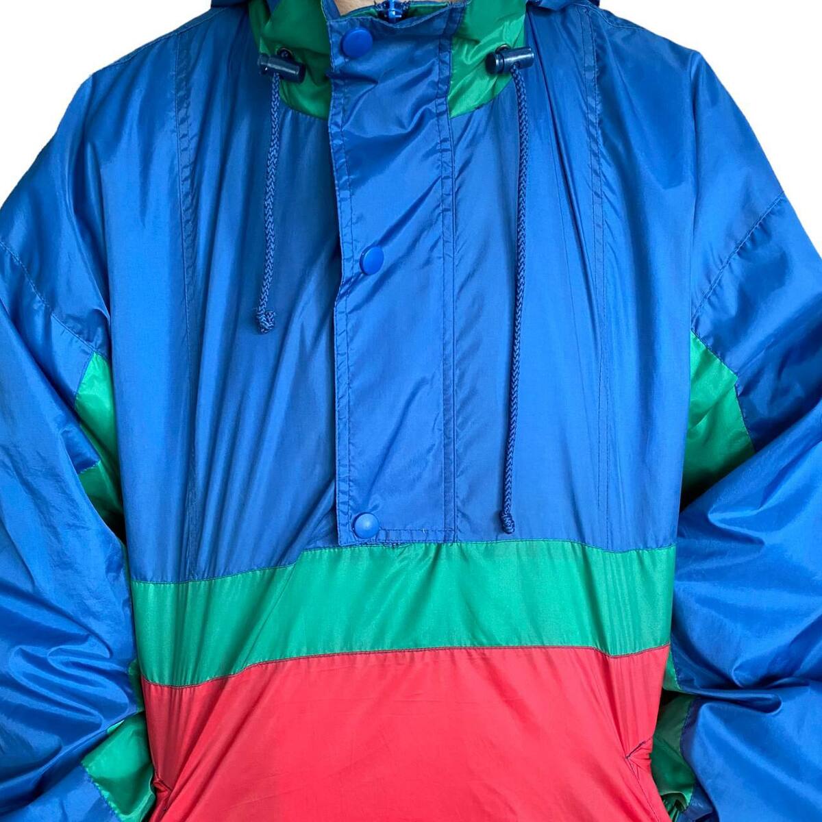 Marcel Clair Men's Vintage 1/4 Zip Lined Colorblock Hooded Marcel Clair Men's Vintage 1/4 Zip Lined Colorblock Hooded