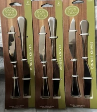 Set Of 6 NEW “Dash Of That” Stainless Steel Dinner Knives