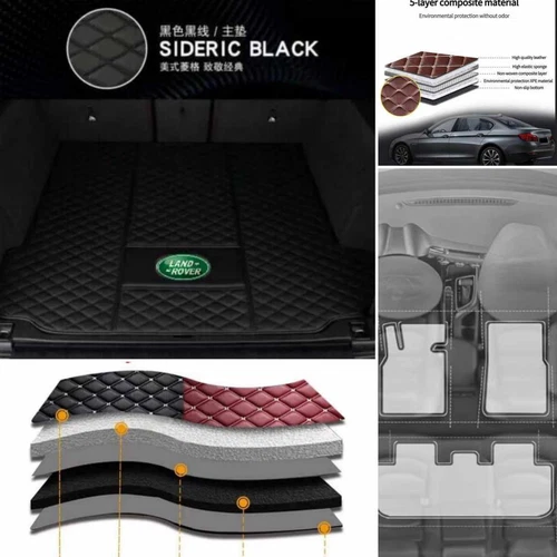 For Land Rover All Weather Car Floor Mats Custom Foot Pads Waterproof Carpets - Imagen 12 de 37