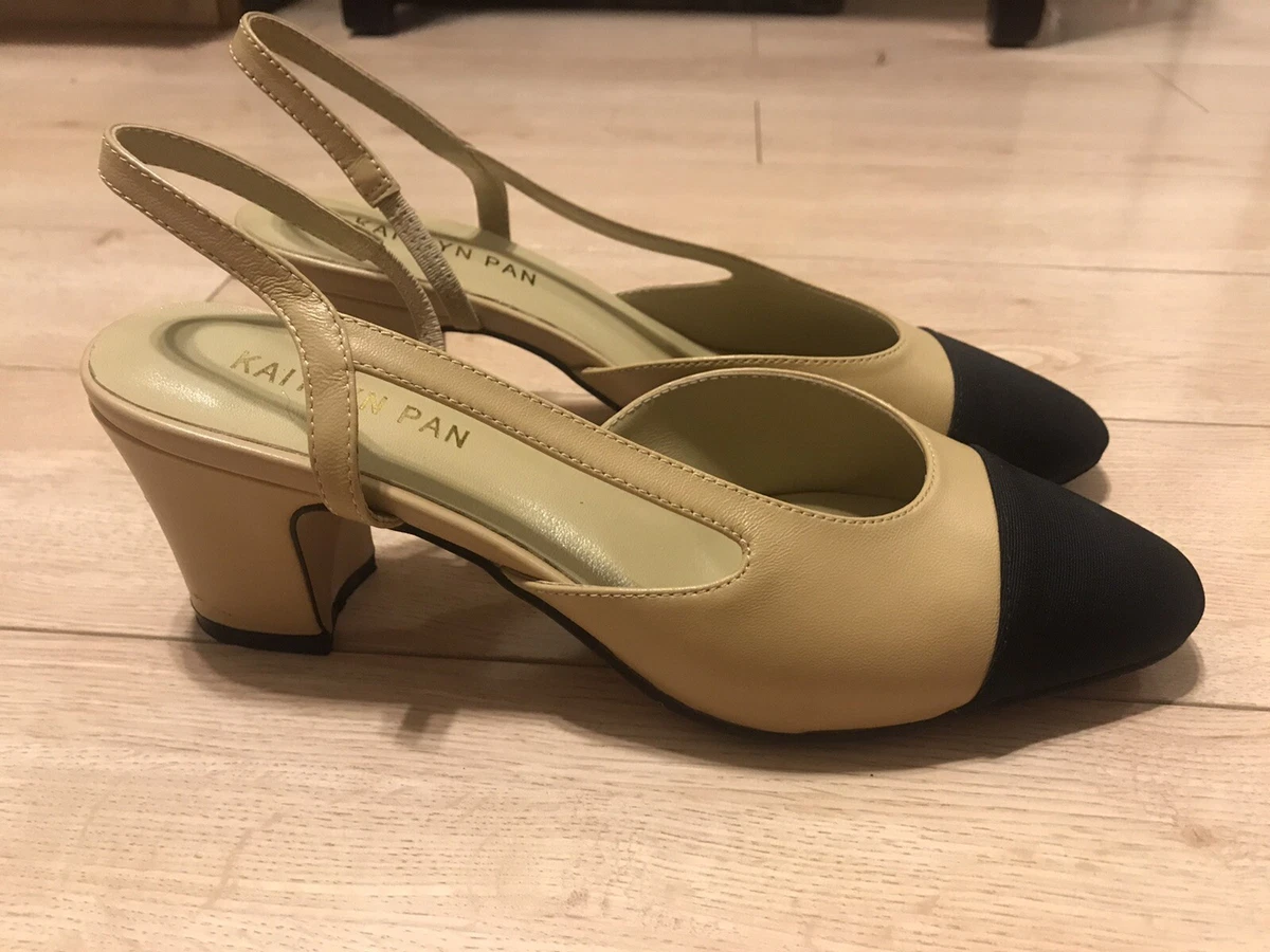 Kaitlyn pan two shop tone slingback