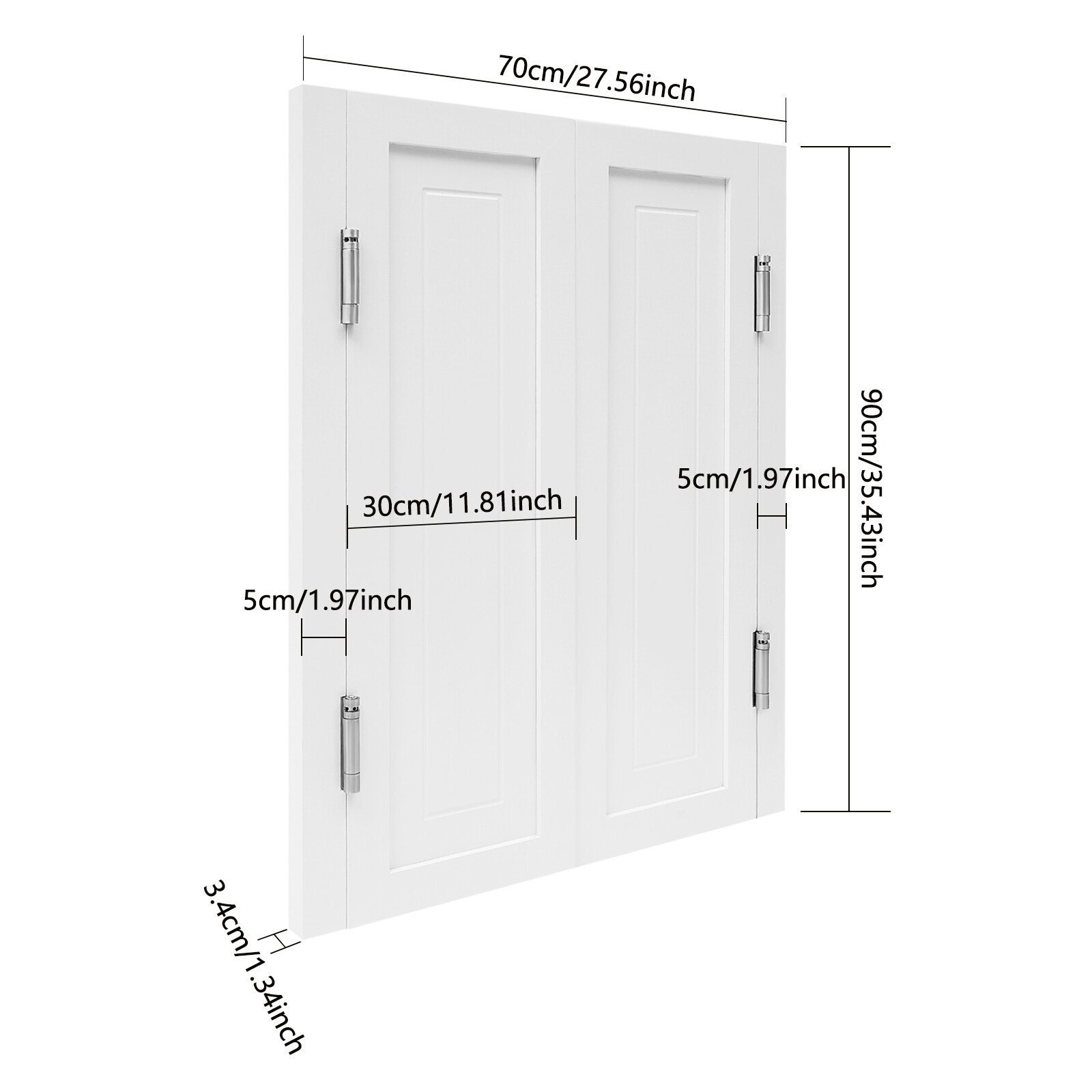 Partition Single Door, Passing Door for Stairs, Passageway Dividing Door