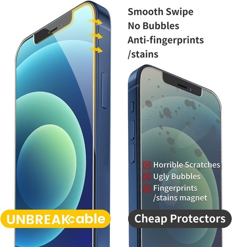 Hartglas Displayschutzfolie für iPhone 14 13 12 11 Pro X XR XS Max Mini Plus - Bild 68 von 160