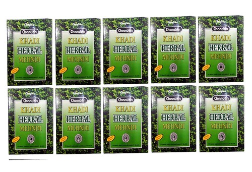 Khadi Pure Herbal Black Mehndi 80 grams (Pack of 10)