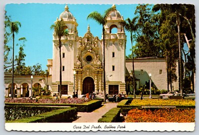 Postcard Casa Del Prado, Balboa Park, San Diego, California P8