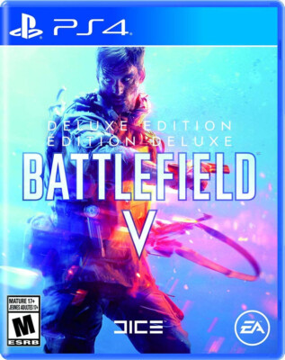 Battlefield V Deluxe Edition PS4 (Sony PlayStation 4, 2018) * New Factory Sealed