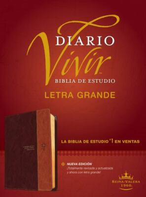 Diario Vivir Biblia de estudio : Reina-valera 1960, sentipiel, café/café clar...