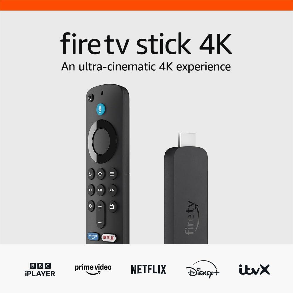 Amazon Fire Stick 4K Ultra HD - Alexa Voice Remote - TV Amazon Fire Stick 4K Ultra HD - Alexa Voice Remote - TV