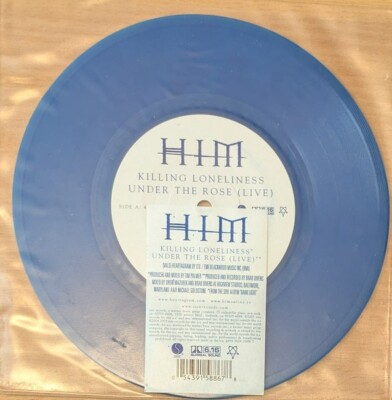 IHN tötet Einsamkeit BLAUES VINYL 7'' PORTOFREI SEINE HÖLLISCHE MAJESTÄT H.I.M.