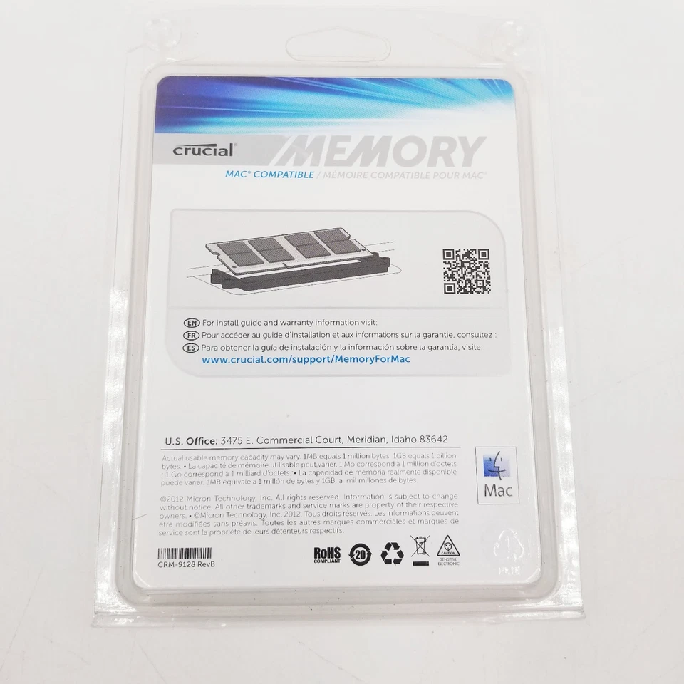 Elpida 4 GB (2 x 2GB) 1Rx8 PC3-12800S-11-10-B2 DDR3 Mac Laptop Memory - Image 4 of 4