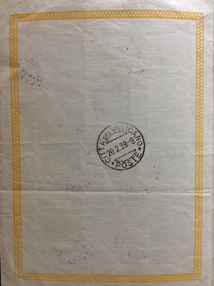 BroadviewStamps Vatican #61-67 First day issue folder.  Uncommon! - Image 4 of 4