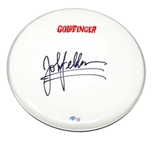 John Feldmann Signed Autographed 13" Drumhead Goldfinger Band Beckett COA
