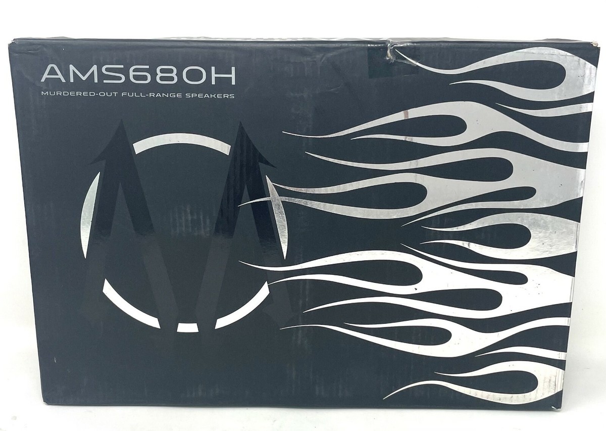 Audiobahn AMS680H 5X7 英寸双向谋杀系列同轴汽车扬声器