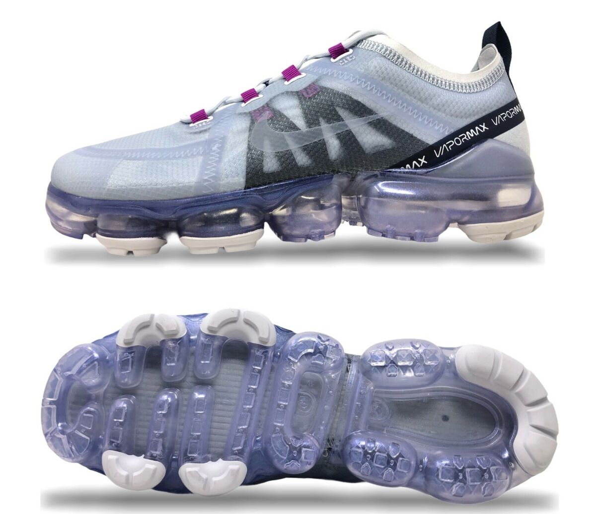 Womens Nike Air Vapormax 2019 Running Shoes Football Grey Womens Nike Air Vapormax 2019 Running Shoes Football Grey