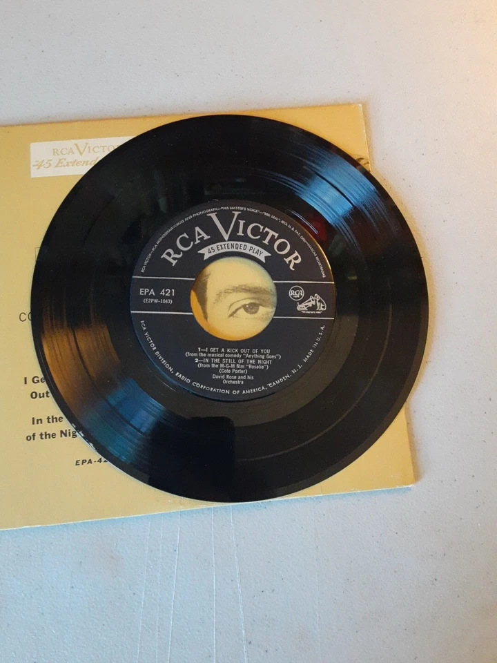 David Rose w Orchestra - Cole Porter Review Vol. II (45 rpm EP, 1950's) VG+ Foto 2 de 4